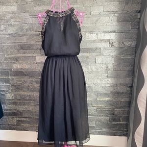 Black dress sequinned